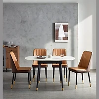 Jess 2.0 Round Extendable Dining Table - White