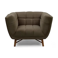 Kitsilano Accent Chair - Velvet Dark Grey