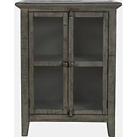 Rustic 2 Door High Cabinet 32" - Stone