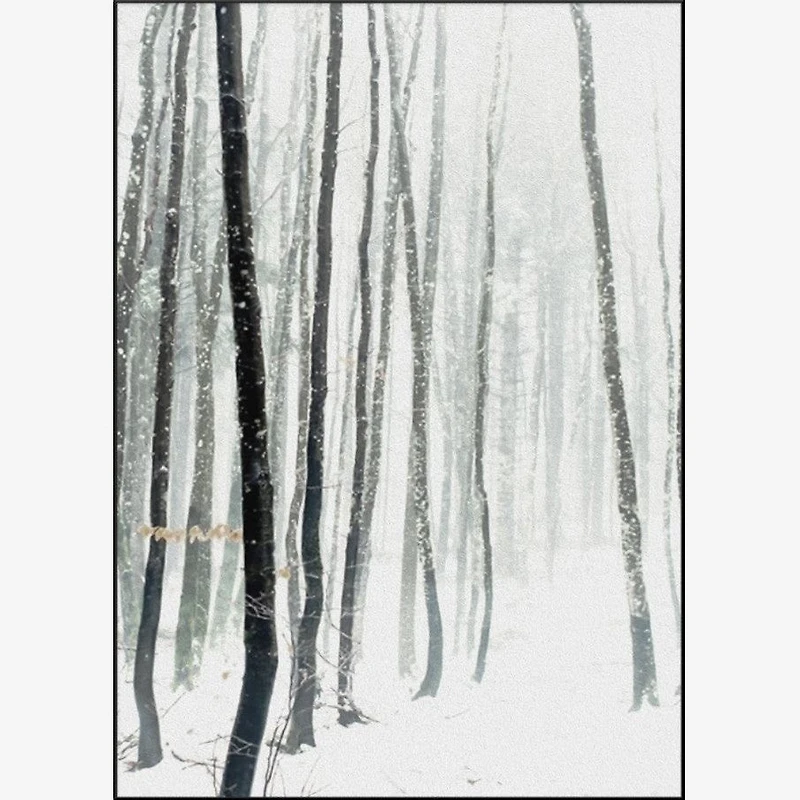 Whistler Set of 5 Alloy Matt - Black Frame Wall Art