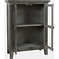 Rustic 2 Door High Cabinet 32" - Stone