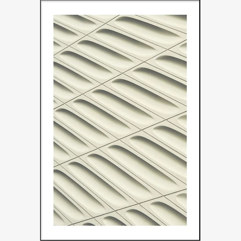Sedona Set of 4 Alloy Matt - Black Frame Wall Art