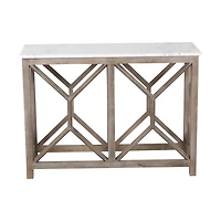 Calicut Console Table Marble Top