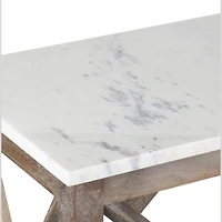 Calicut Console Table Marble Top
