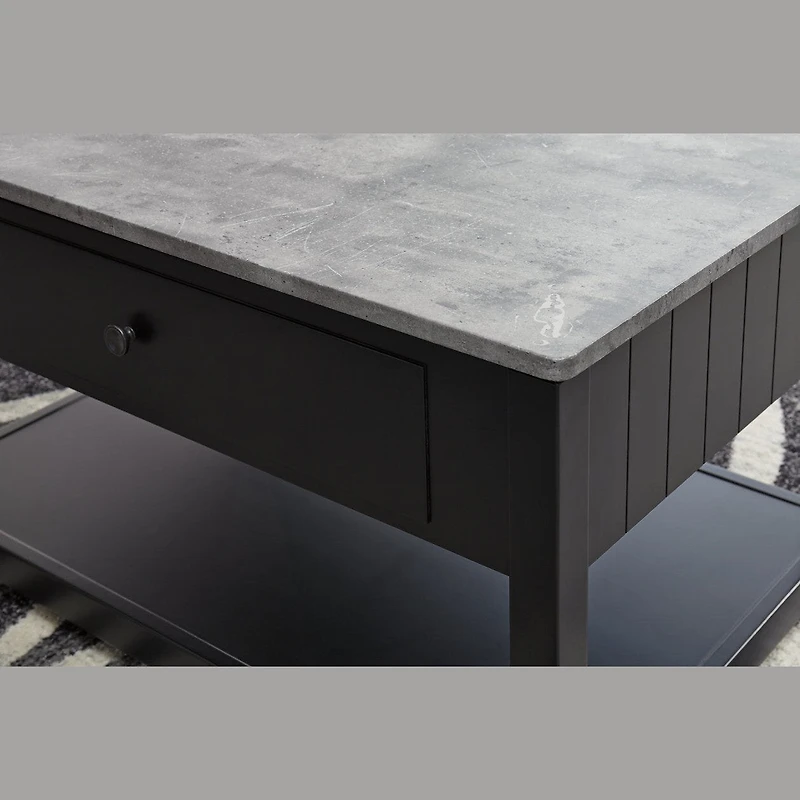 Floor Model Ezmonei Chairside End Table