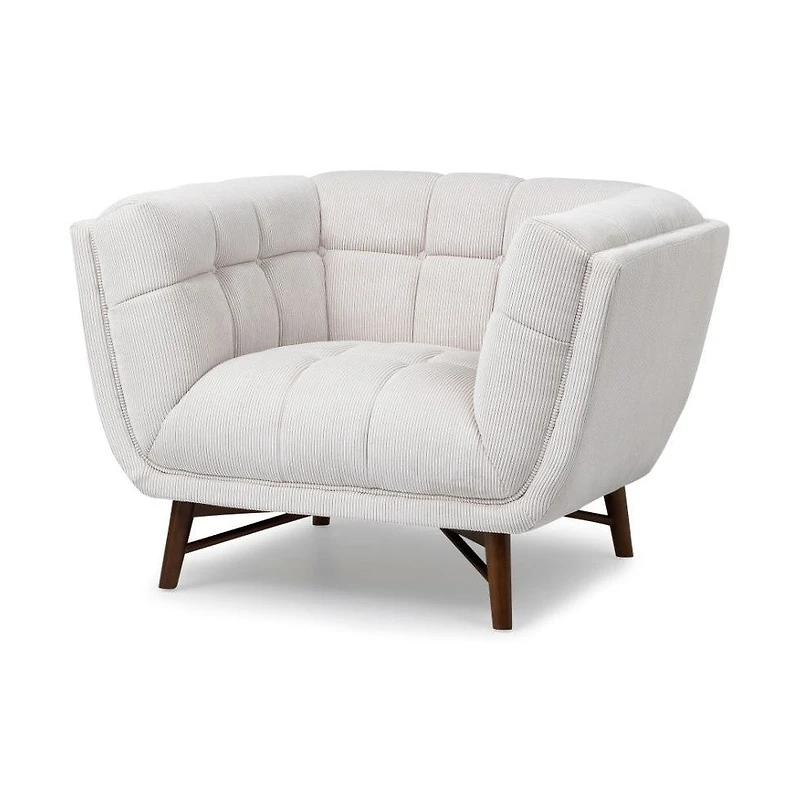 Kitsilano Accent Chair - Chalk Fabric