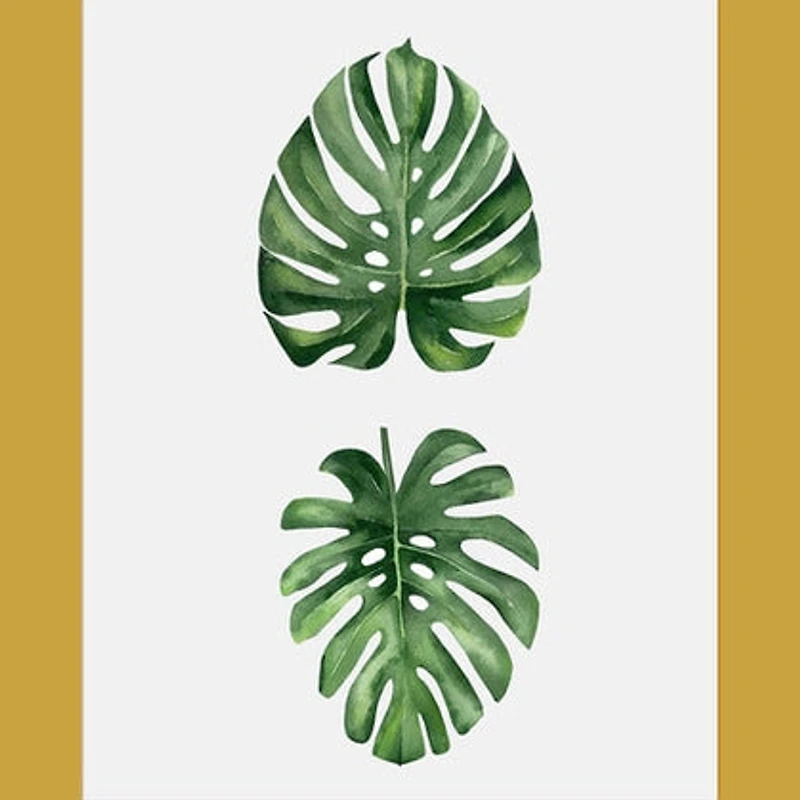 Forest Finds  Set of 5 Alloy Matt - Golden Frame Wall Art