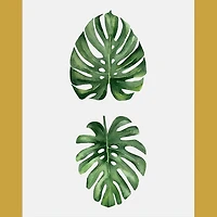 Forest Finds  Set of 5 Alloy Matt - Golden Frame Wall Art