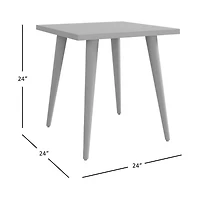 Prelude Solid Acacia Square End Table - Suede