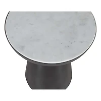 Circularity Pedestal End Table Tall