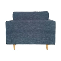 Georgia Club Chair - Navy Charcoal