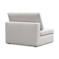 Blanca Modular Fabric Armless Chair