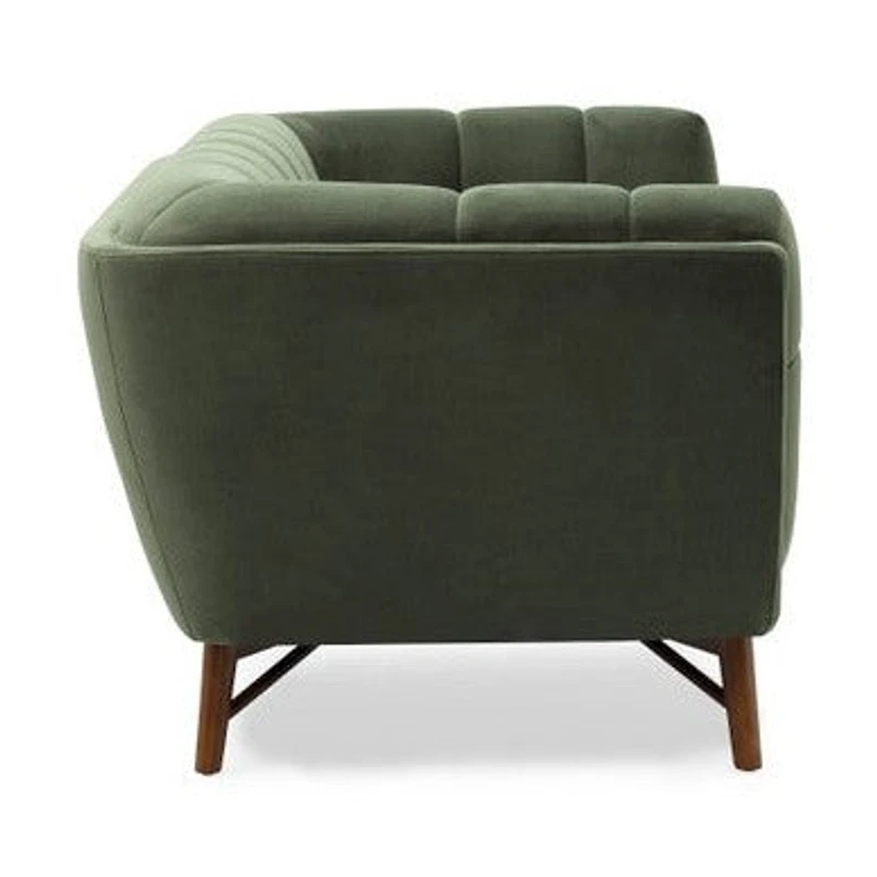 Kitsilano Accent Chair - Velvet Forest Green