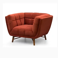 Kitsilano Accent Chair - Velvet Rust