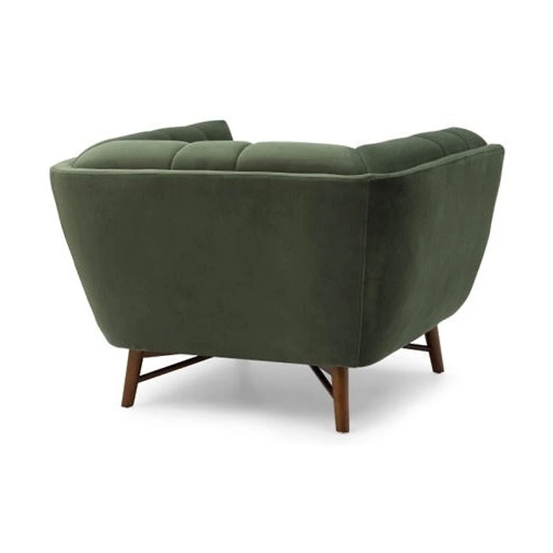 Kitsilano Accent Chair - Velvet Forest Green