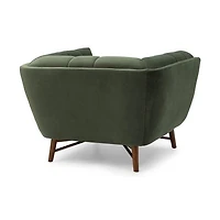 Kitsilano Accent Chair - Velvet Forest Green