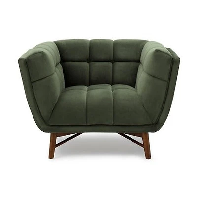 Kitsilano Accent Chair - Velvet Forest Green