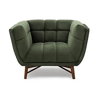 Kitsilano Accent Chair - Velvet Forest Green