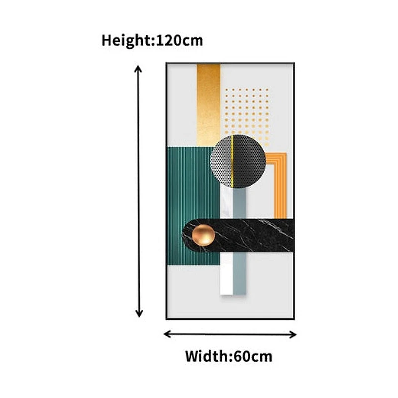 Oxford Alloy Matt - Black Frame Wall Art