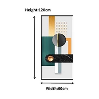 Oxford Alloy Matt - Black Frame Wall Art