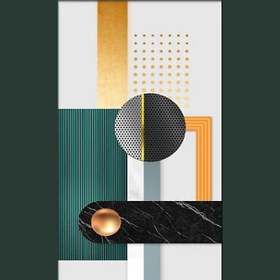 Oxford Alloy Matt - Black Frame Wall Art
