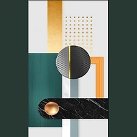 Oxford Alloy Matt - Black Frame Wall Art