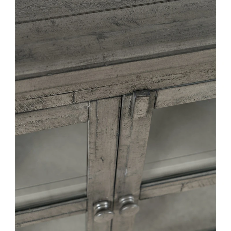 Rustic 2 Door High Cabinet 32" - Stone