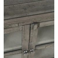 Rustic 6 Door High Cabinet 70" - Stone