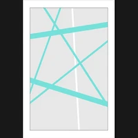 Tofino Set of 5 Alloy Matt - Black Frame Wall Art