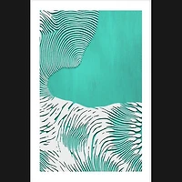 Tofino Set of 5 Alloy Matt - Black Frame Wall Art