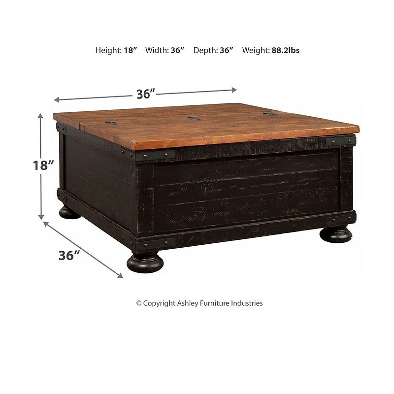 Valebeck Coffee Table with Lift Top