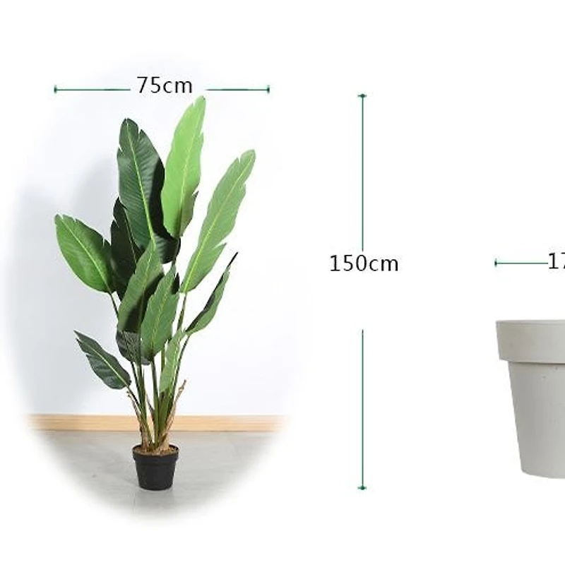 Strelitzia Faux Plant 150cm/ 59"