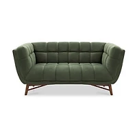 Kitsilano Loveseat - Velvet Forest Green #104