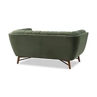 Kitsilano Loveseat - Velvet Forest Green #104