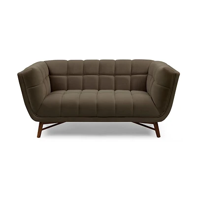 Kitsilano Loveseat - Velvet Dark Grey #51