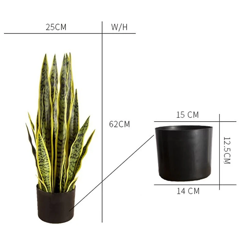 Snake Faux Plant 65cm/ 25.6"