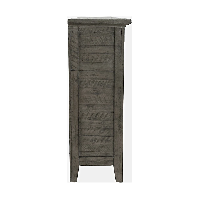 Rustic 6 Door High Cabinet 70" - Stone