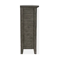 Rustic 6 Door High Cabinet 70" - Stone