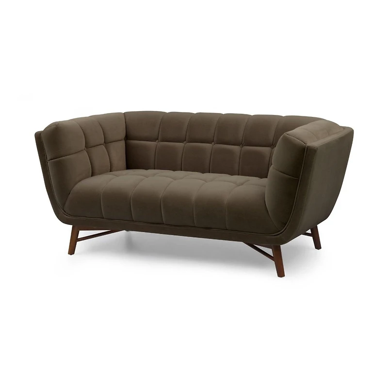 Kitsilano Loveseat - Velvet Dark Grey #51