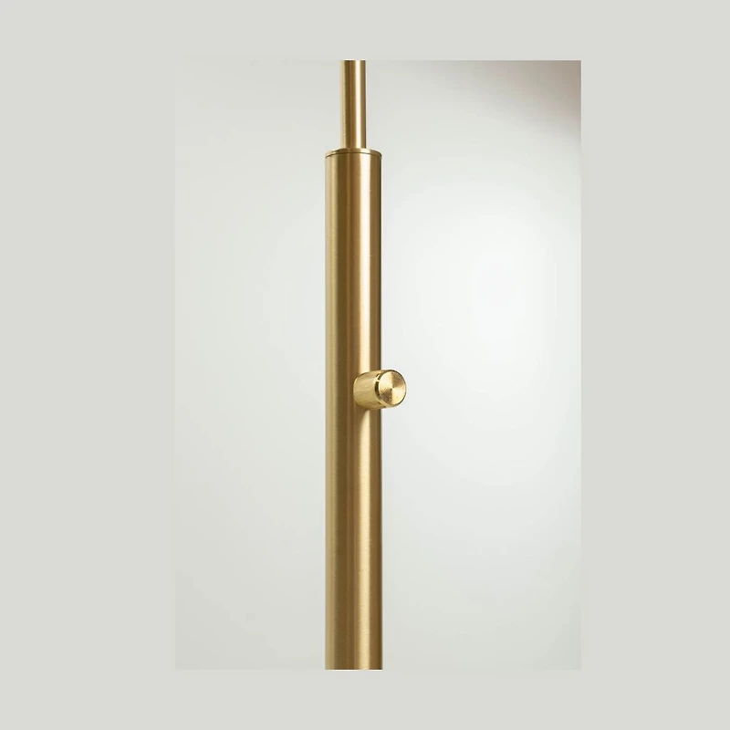 Sphere Antique Brass Floor Lamp