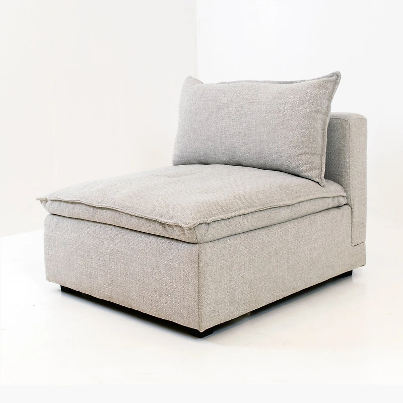 Marliss Armless Chair - Vinci Ice