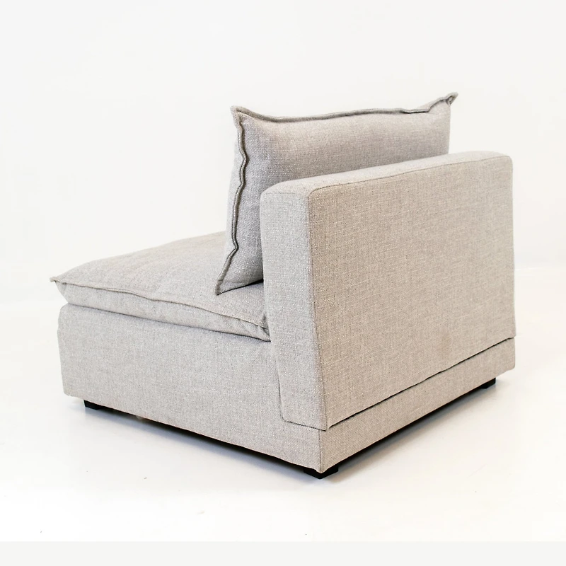 Marliss Armless Chair - Vinci Ice