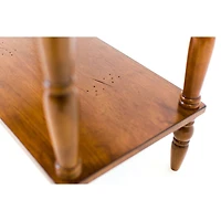 Three Drawer Small Entryway table  - Honey