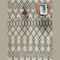 Fintona Hand Woven Rug Beige