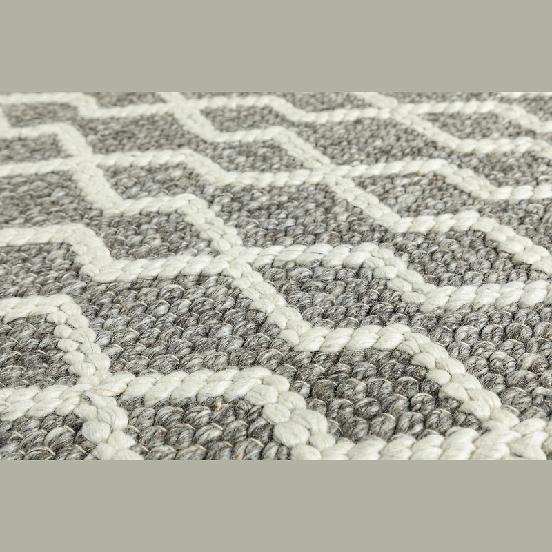 Fintona Hand Woven Rug Cream/Mocha