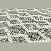 Fintona Hand Woven Rug Cream/Mocha