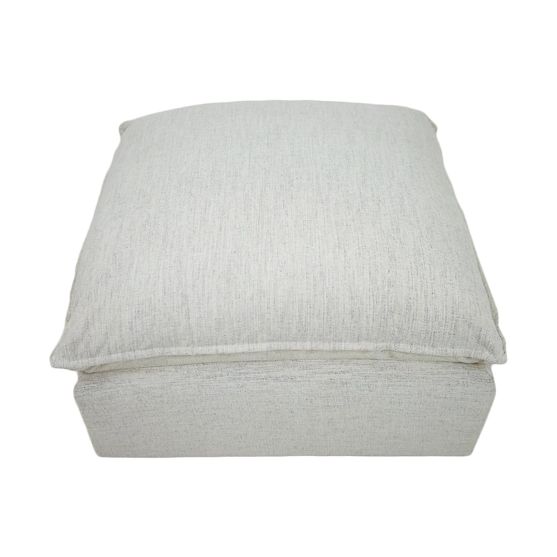 Marliss Ottoman - Oatmeal
