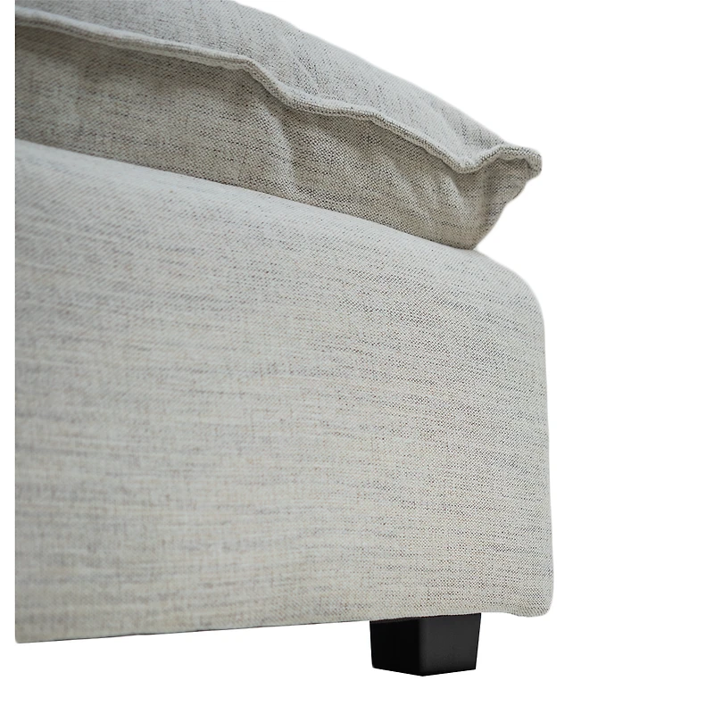 Marliss Ottoman - Oatmeal