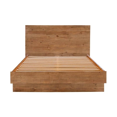 Dovian Queen Bed - Dark Driftwood