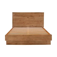 Dovian Queen Bed - Dark Driftwood